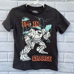 🔋OshKosh🔋I’m In Charge Robot Graphic Tee